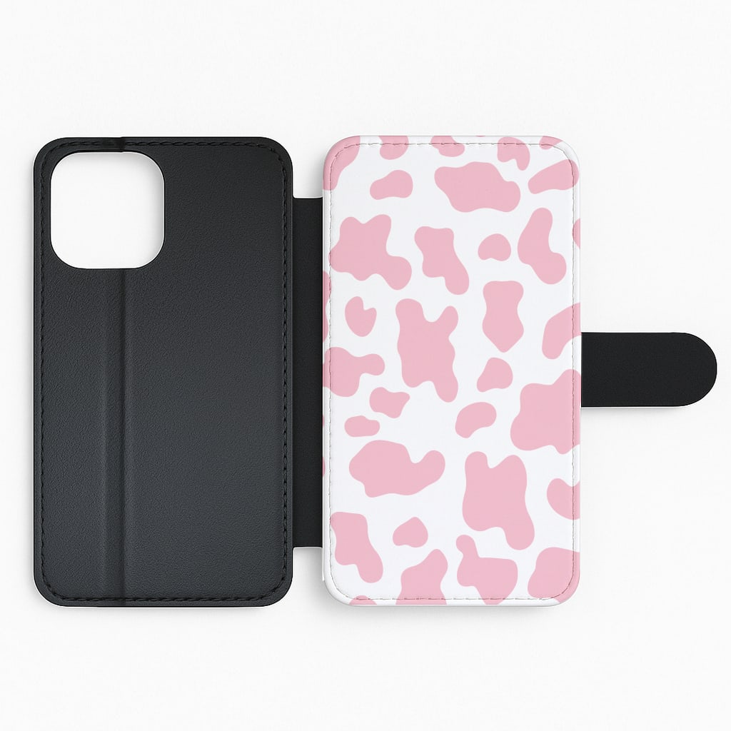Pink Cow - Animal Patterns Flip Phone Case