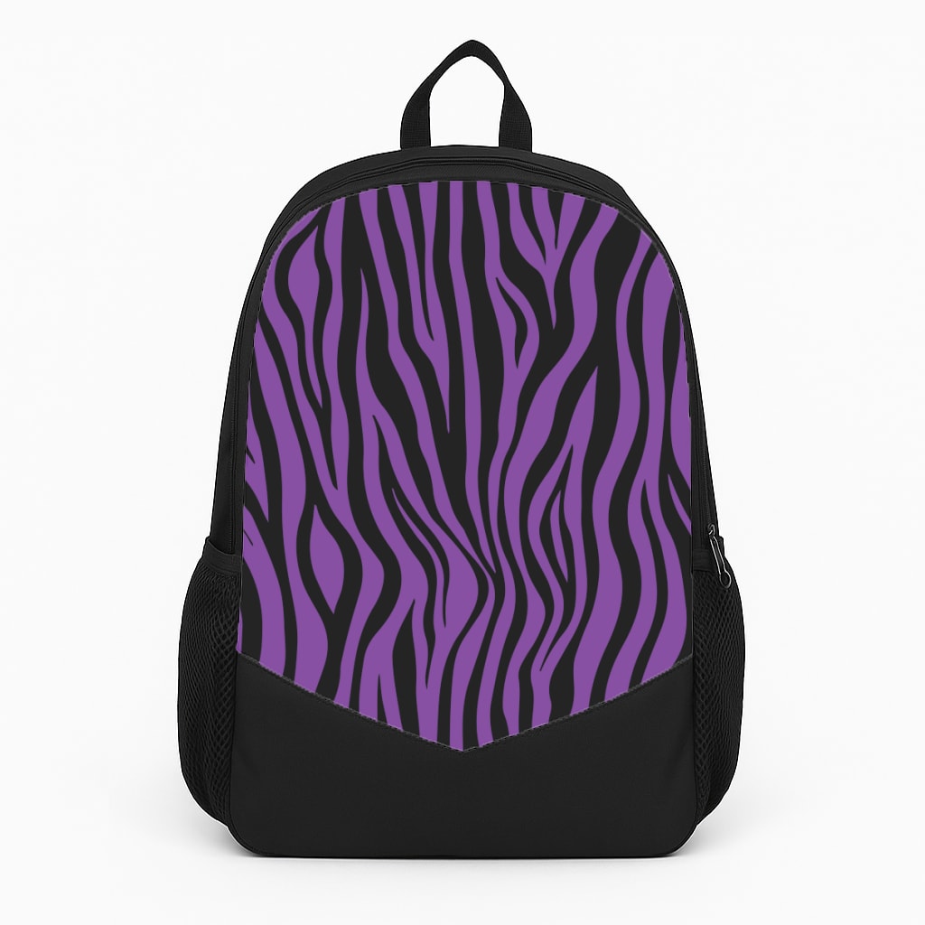 Purple Zebra - Animal Patterns Backpack