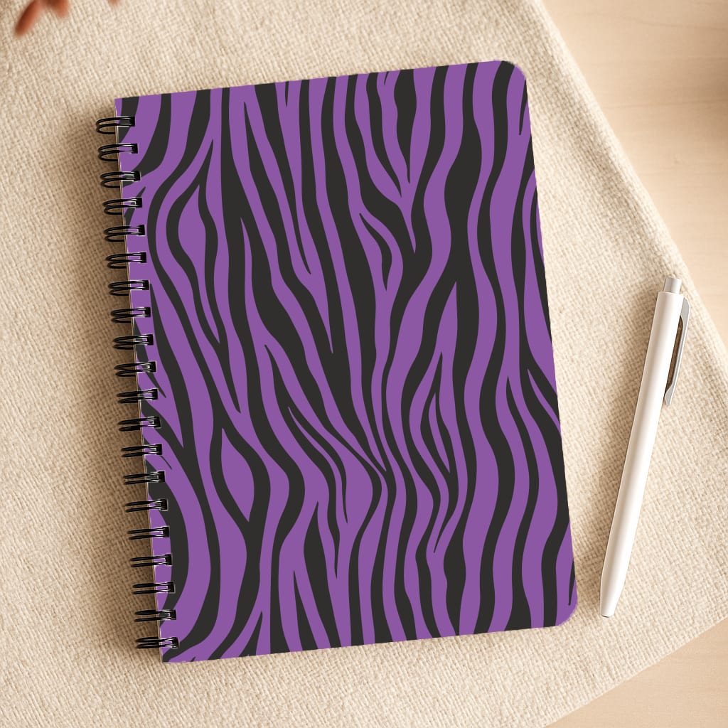 Purple Zebra - Animal Patterns Notepad