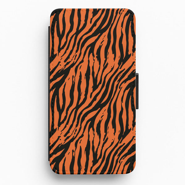 Tiger - Animal Patterns Flip / Wallet Phone Case