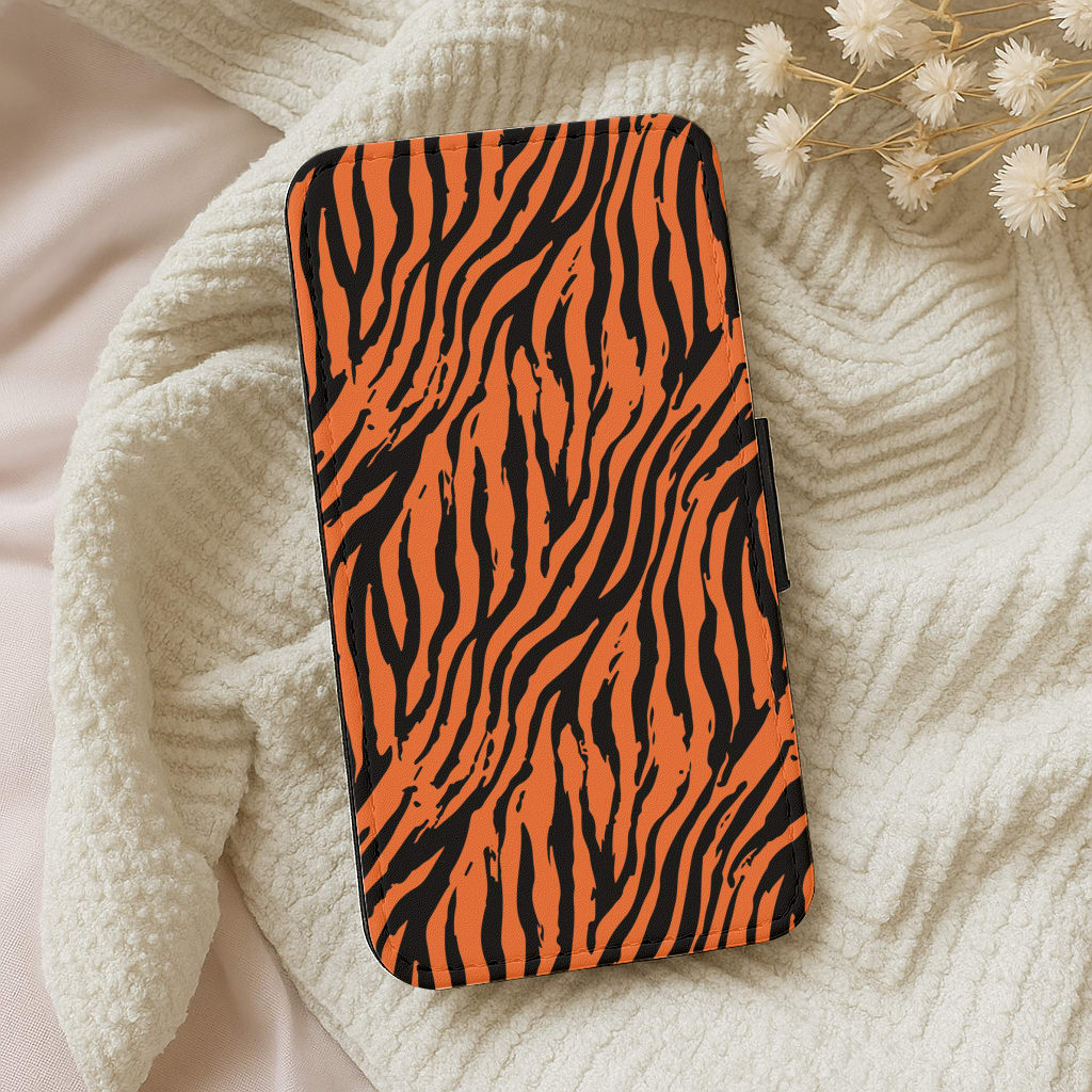 Tiger - Animal Patterns Wallet Phone Case