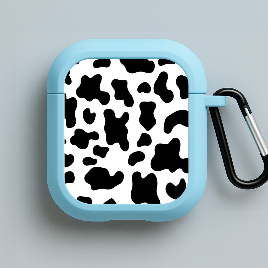 Cow - Animal Patterns Blue AirPods Case