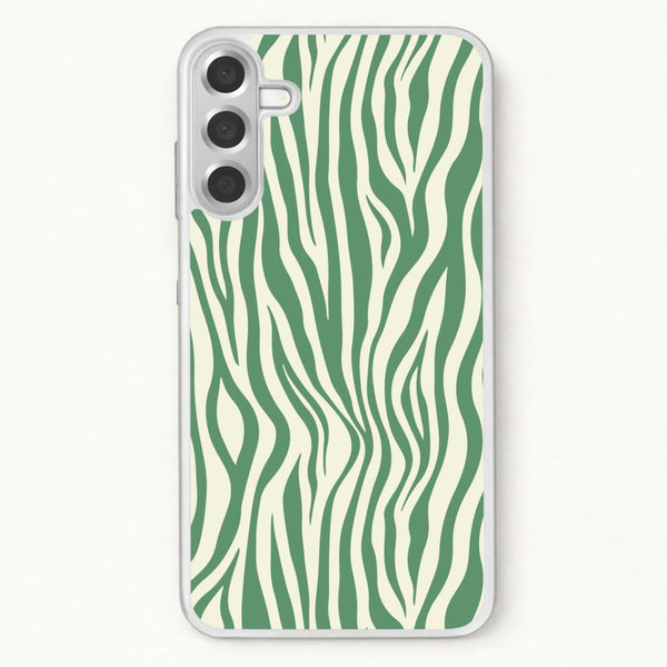 Green Zebra - Animal Patterns Phone Case for Galaxy A37