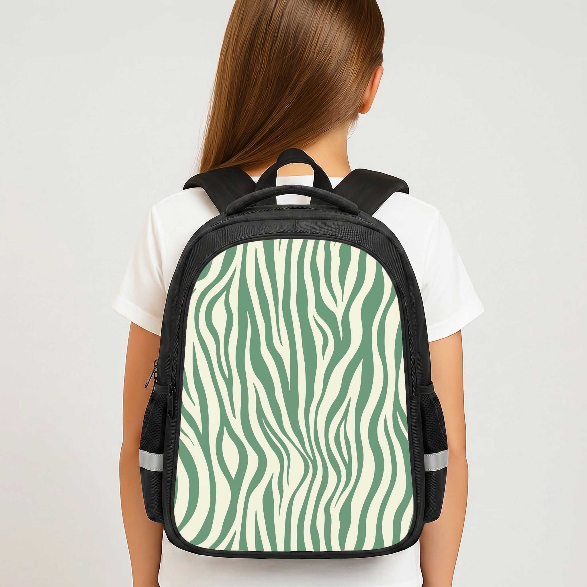 Green Zebra - Animal Patterns Backpack