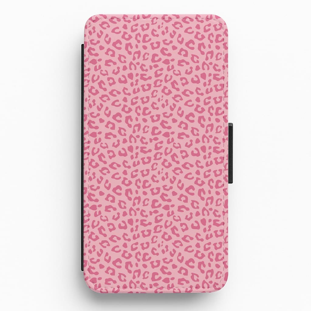 Pink Cheetah - Animal Patterns Flip / Wallet Phone Case