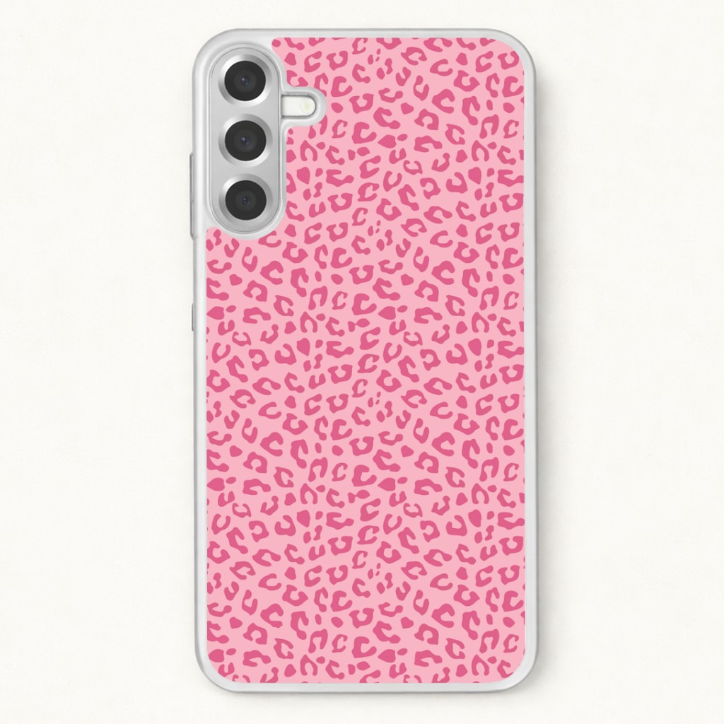 Pink Cheetah - Animal Patterns Phone Case for Galaxy A57