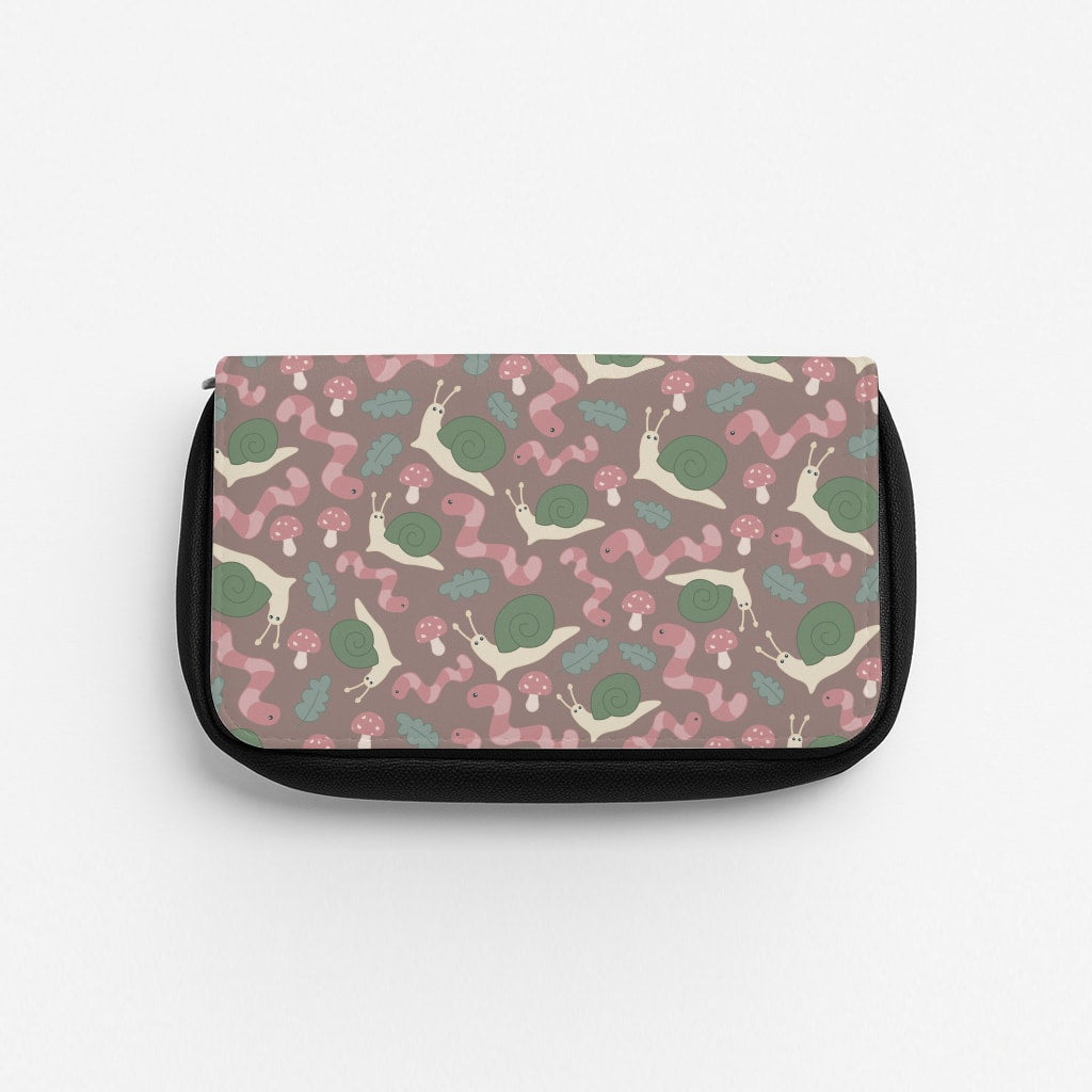 Snails - Animal Patterns Pencil Case