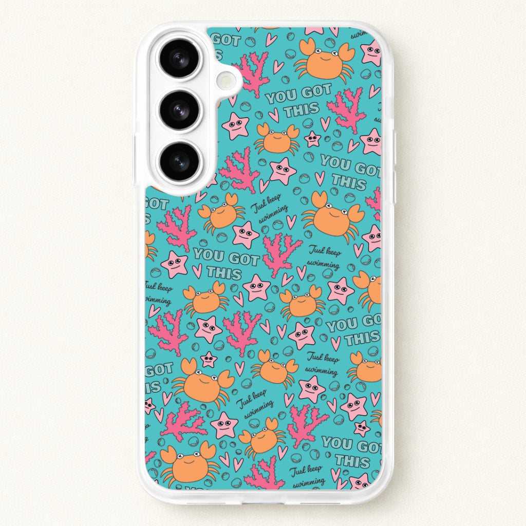 Crabs - Animal Patterns Phone Case for Galaxy S26