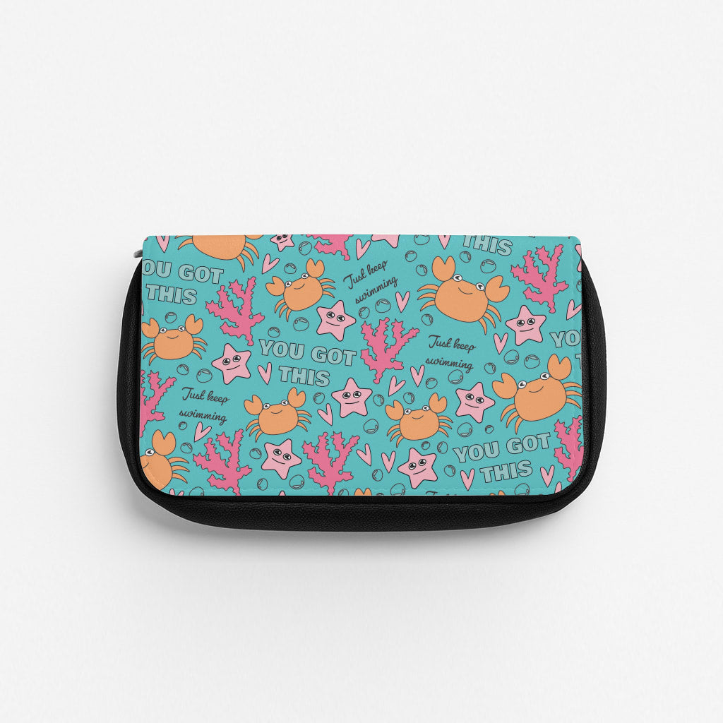 Crabs - Animal Patterns Pencil Case