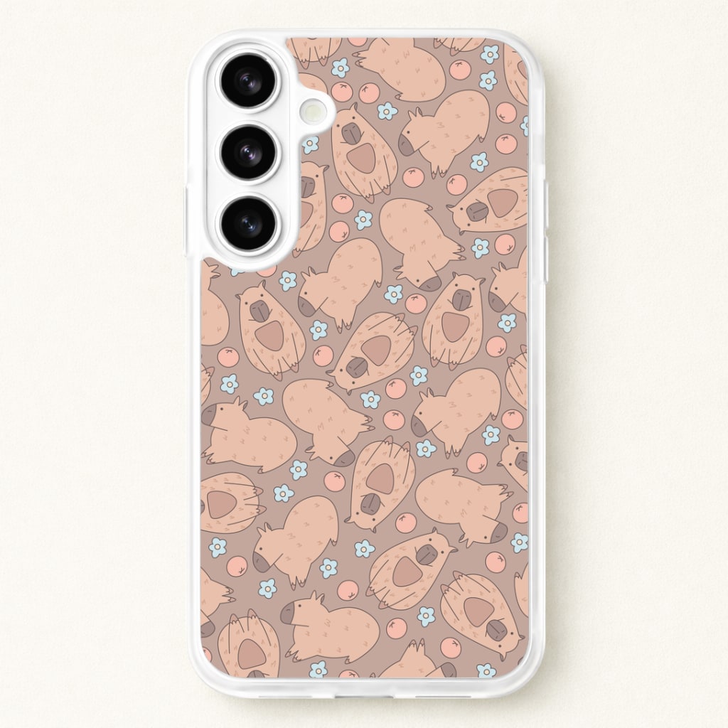 Capybara - Animal Patterns Phone Case for Galaxy S26 Plus