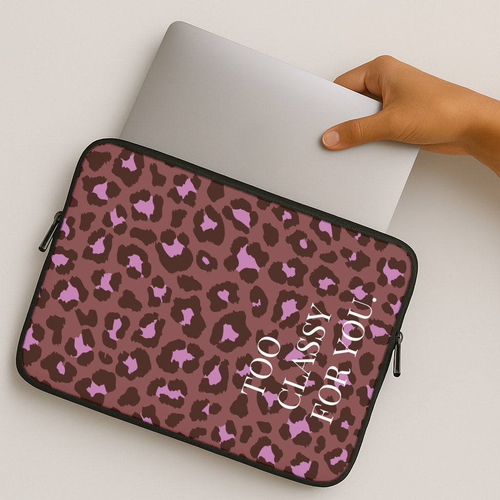 Too Classy Cheetah Print MacBook Case