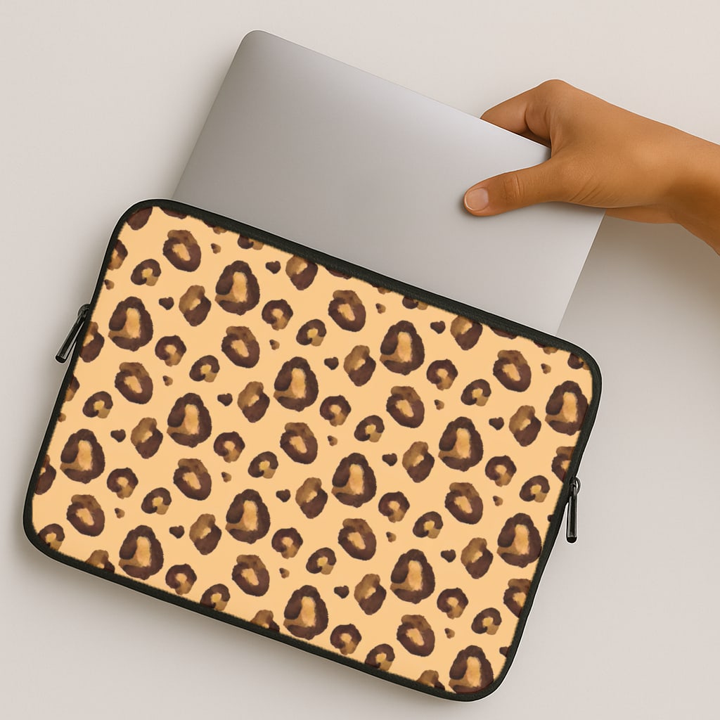 Watercolour Cheetah Print MacBook Case