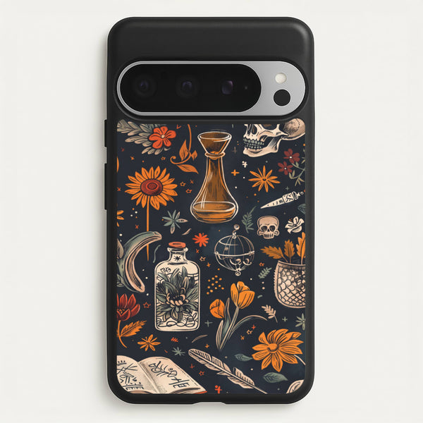 Apothecary Almanac Collage Phone Case - Google Pixel 9 Pro XL / Standard