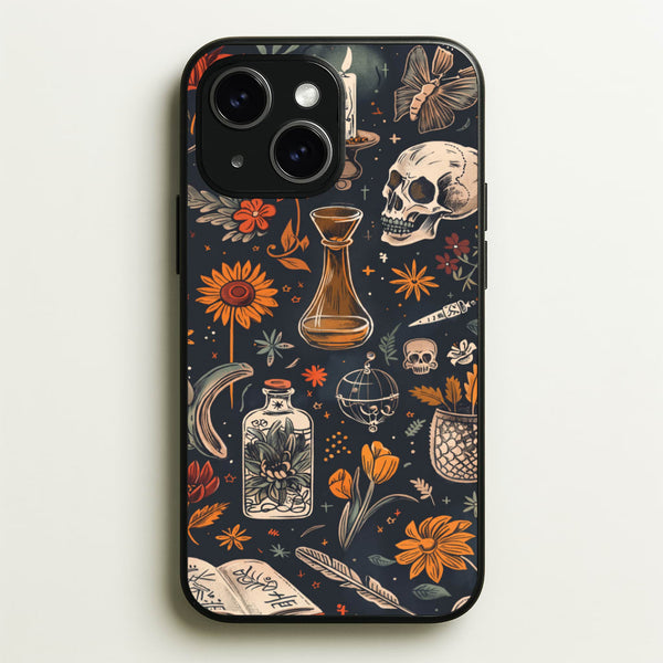 Apothecary Almanac Collage Phone Case - iPhone 14 Plus / Standard