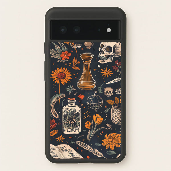 Apothecary Almanac Collage Phone Case - Google Pixel 6 / Standard