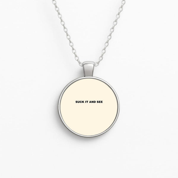 Suck It and See Circle Necklace