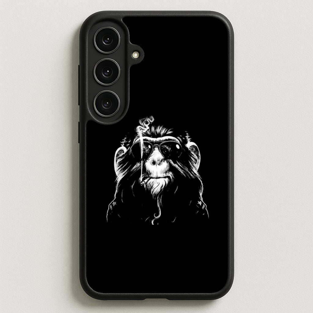 Smoking Monkey Phone Case for Galaxy S25FE