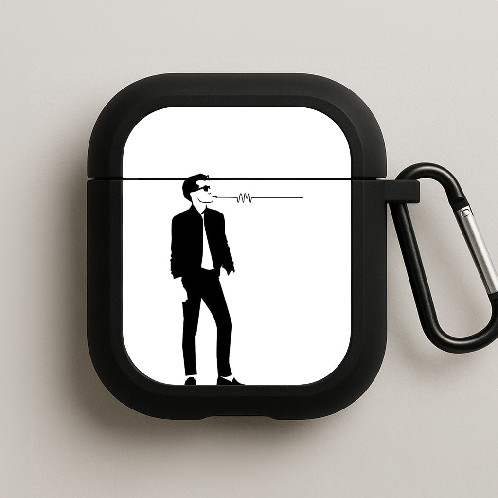 A Monkeys Silhouette AirPods Case