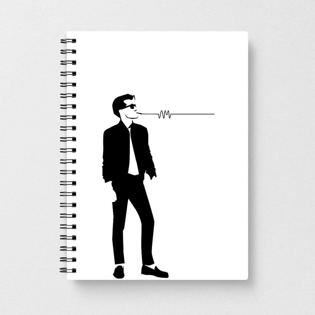 Artctic Monkeys Silhouette Notebook - Fun Cases