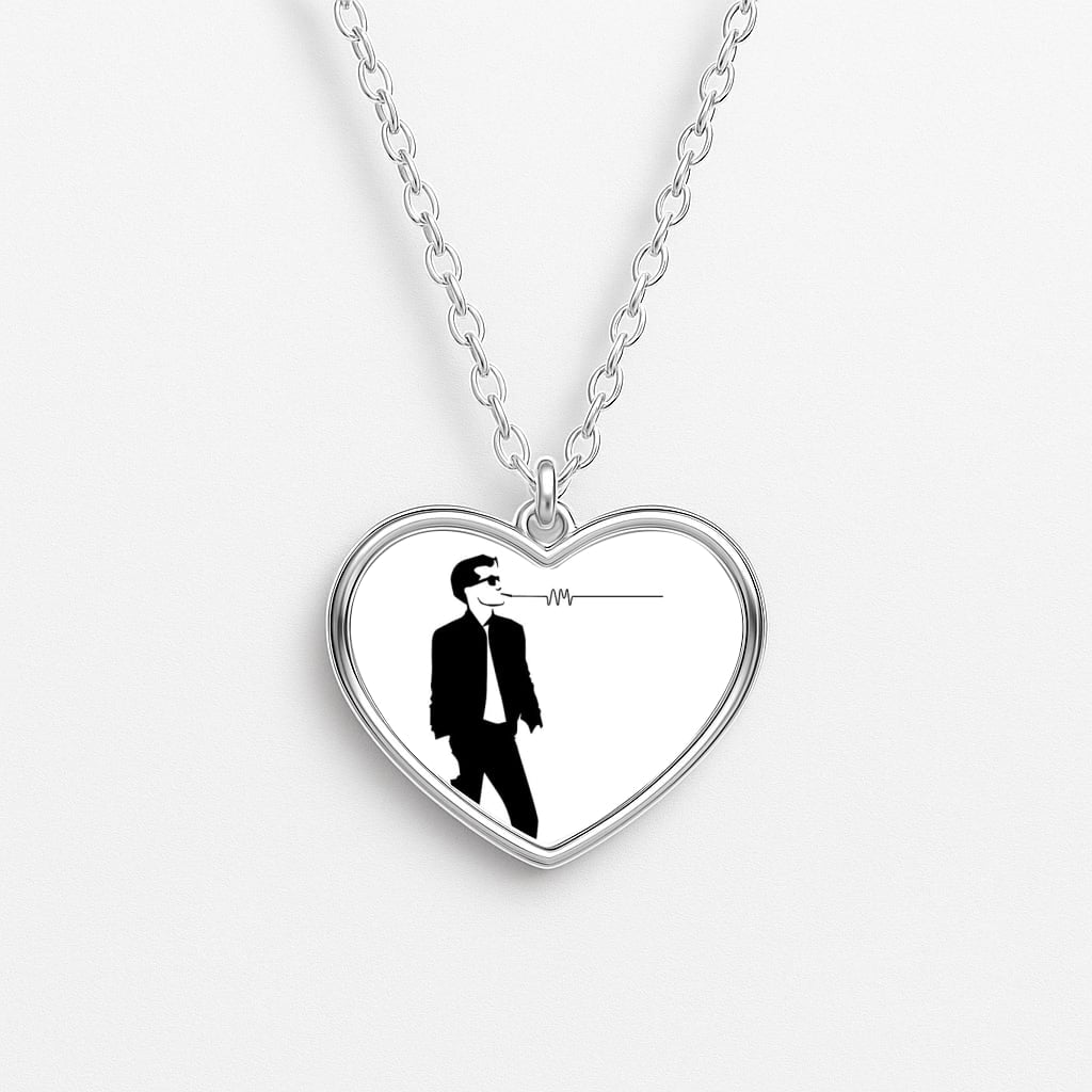 A Monkeys Silhouette Necklace