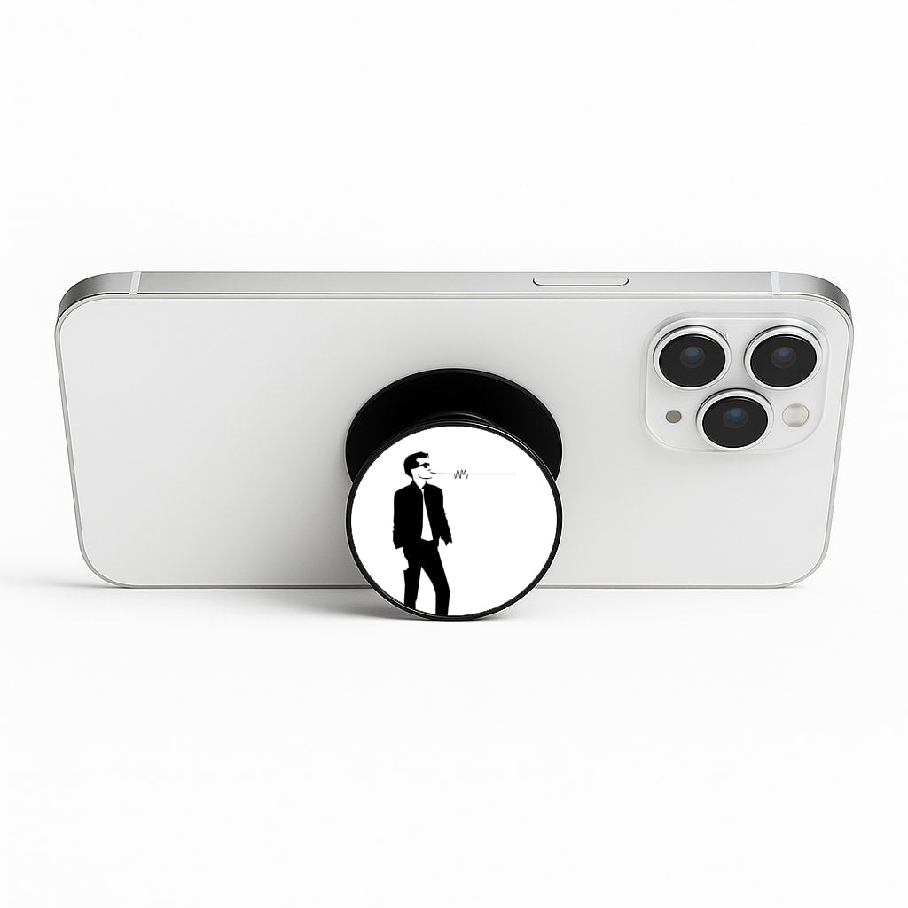 A Monkeys Silhouette Phone Stand