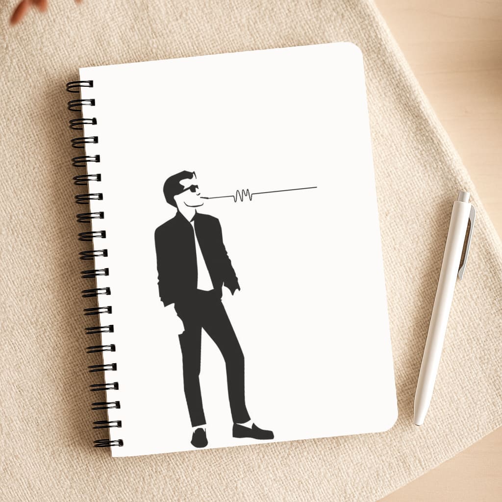 A Monkeys Silhouette Notepad