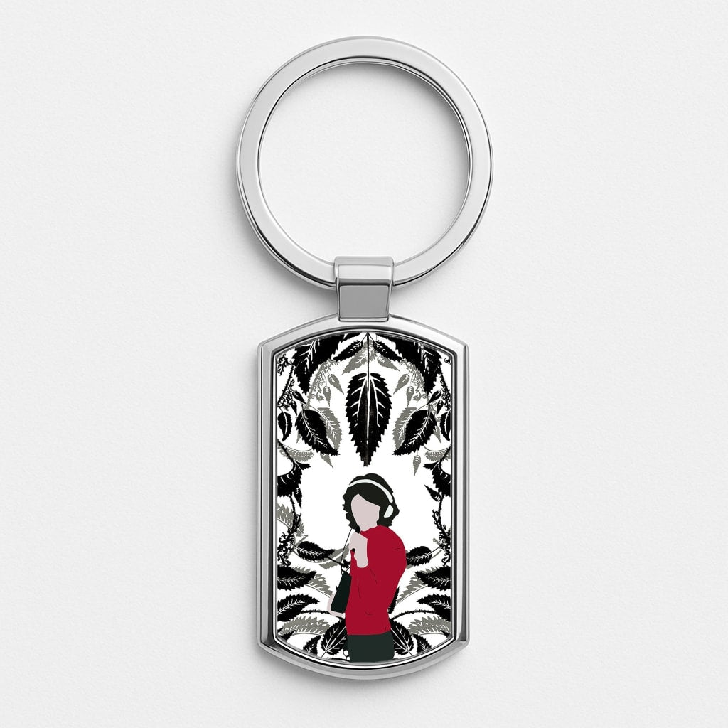 Cornerstone Silver Keyring