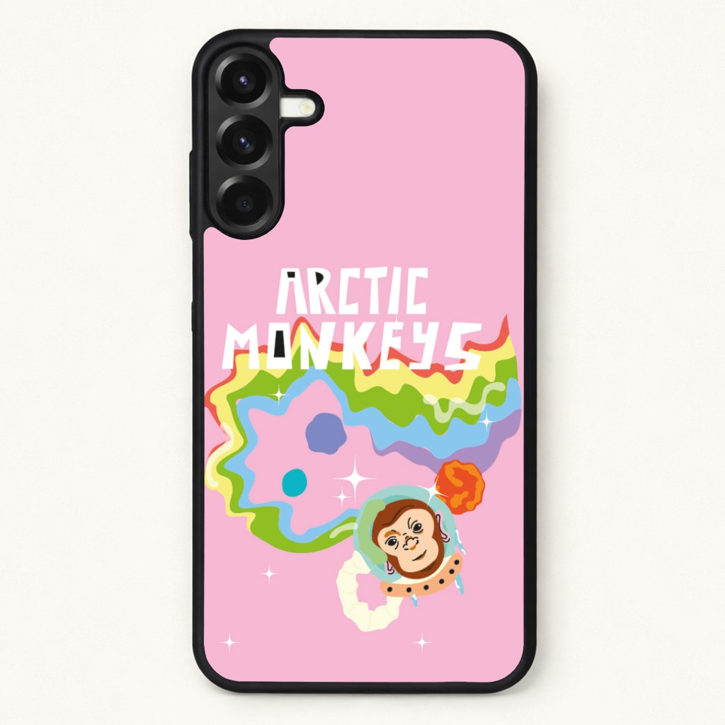 A Monkeys - Pink Phone Case for Galaxy A37