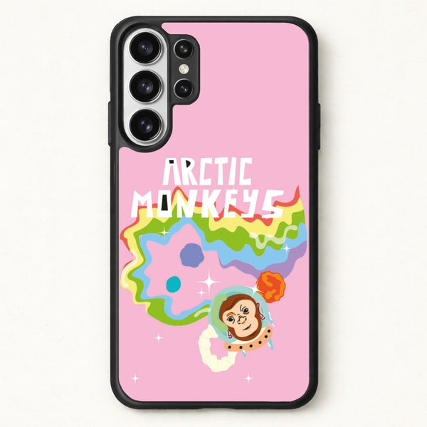 A Monkeys - Pink Phone Case for Galaxy S26 Ultra