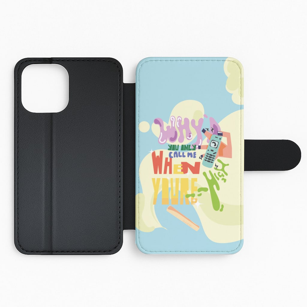 Why'd you only call me when you're high - Arctic Monkeys Flip Phone Case