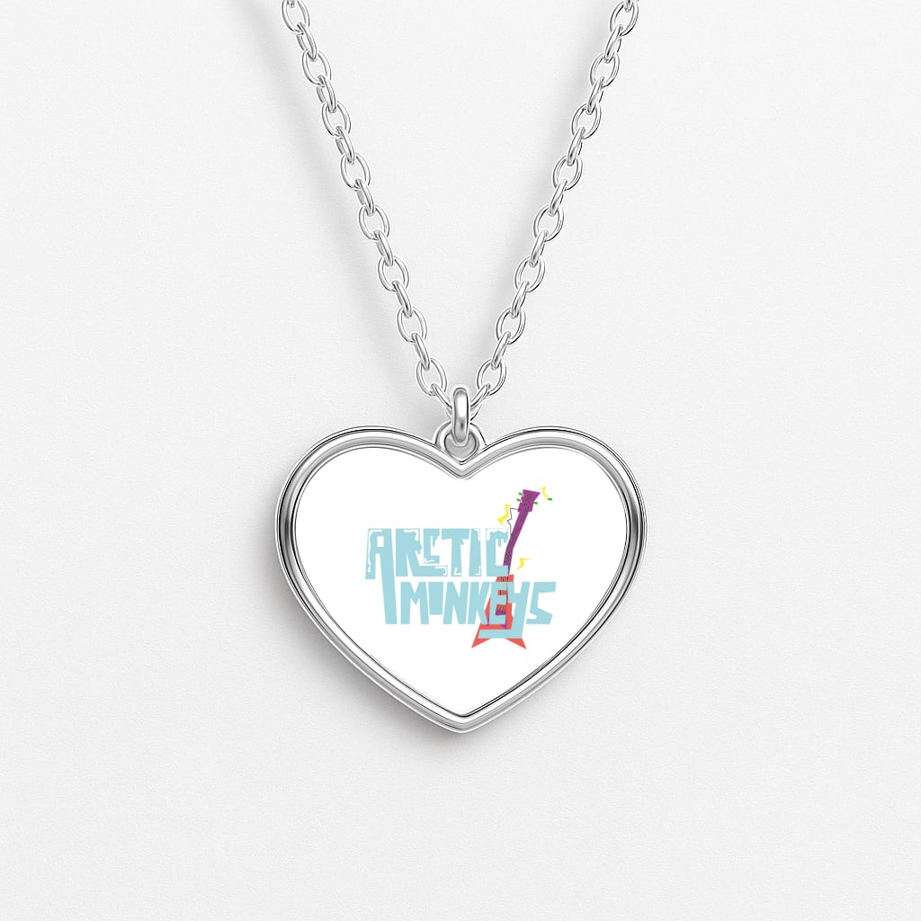 Guitar Heart Necklace