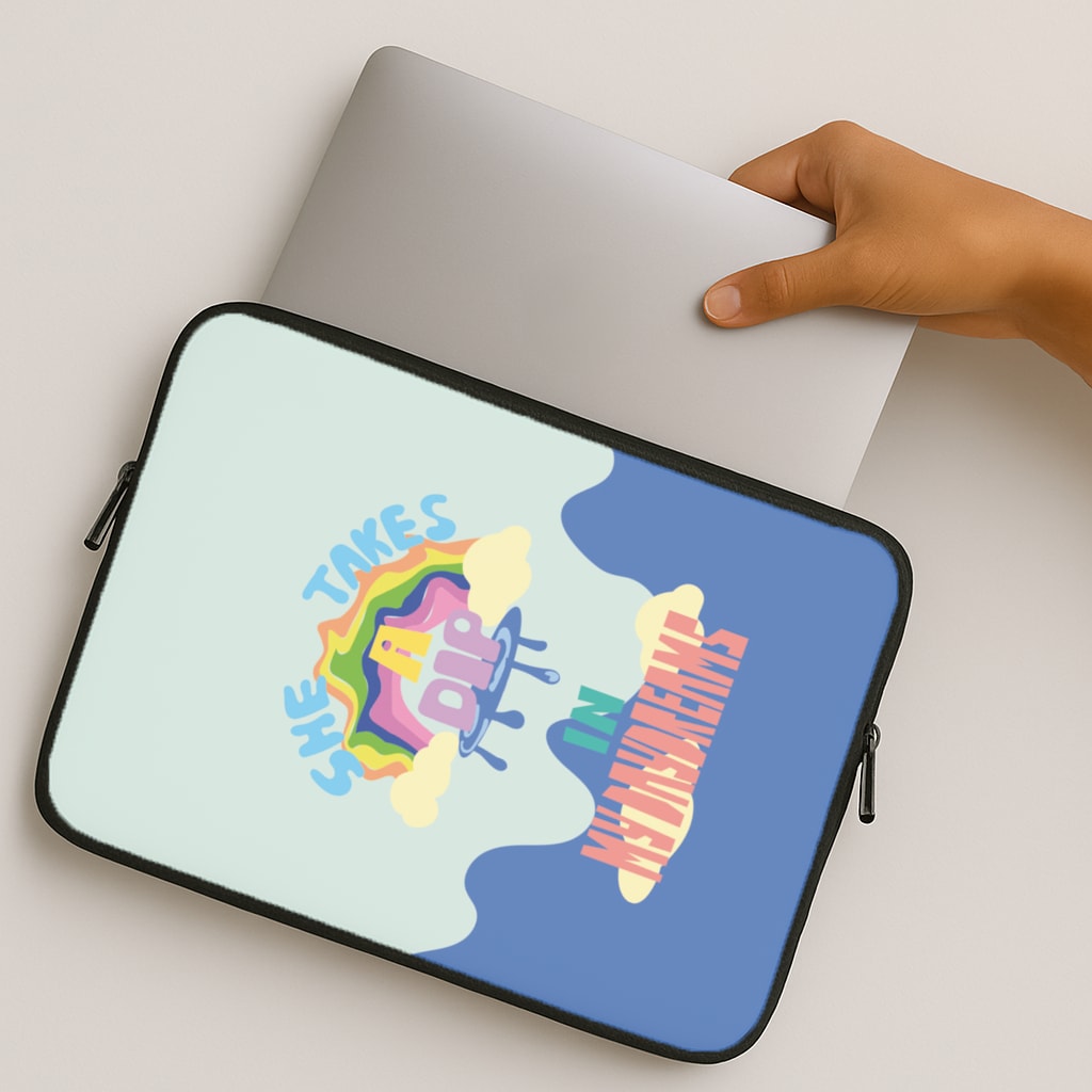 She takes a dip in my daydreams MacBook Case