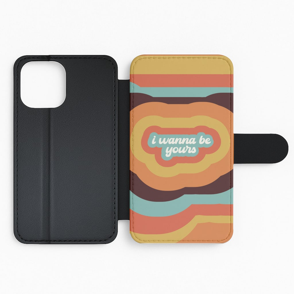 I Wanna Be Yours Flip Phone Case