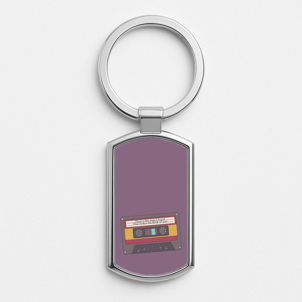 There's This Tune I Found Silver Keyring