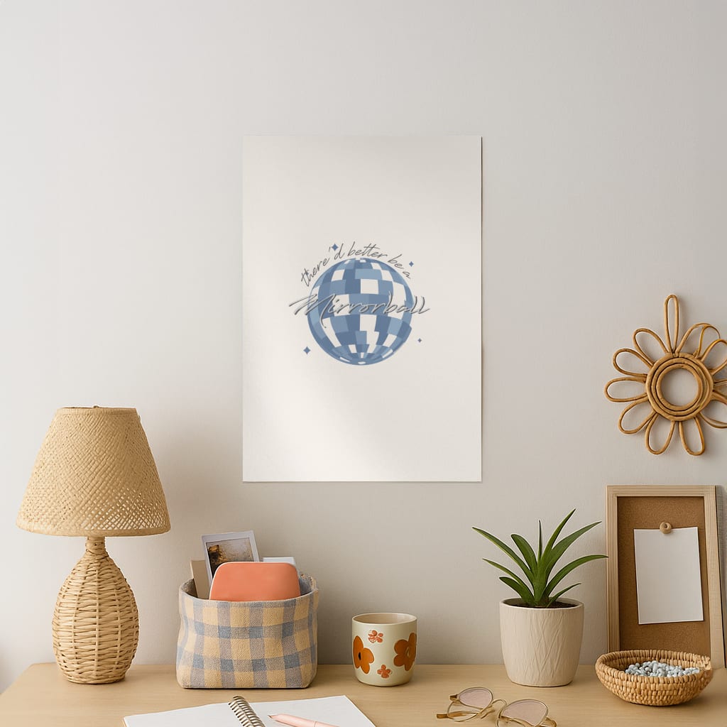 Mirrorball Art Print