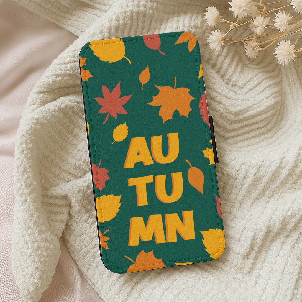 Leaves - Autumn Wallet Phone Case