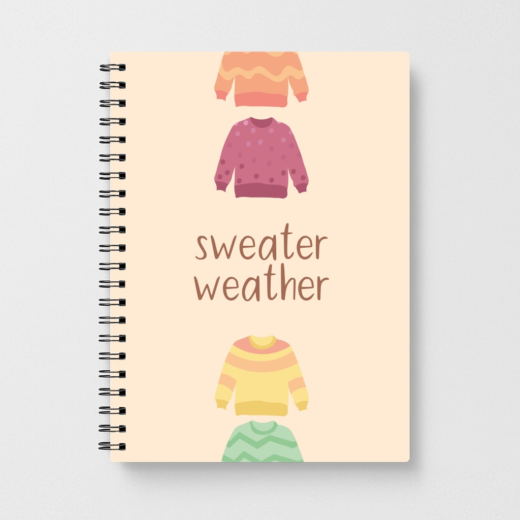 Sweater Weather - Autumn Notebook