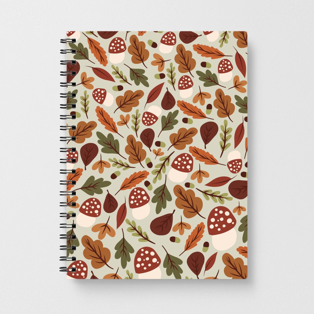 Autumn Pattern Notebook