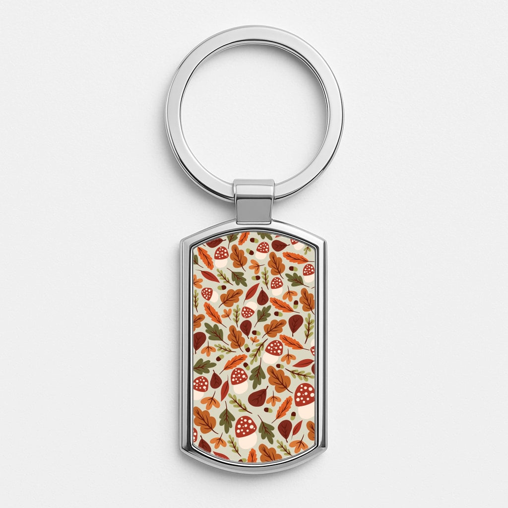 Autumn Pattern Luxury Keyring