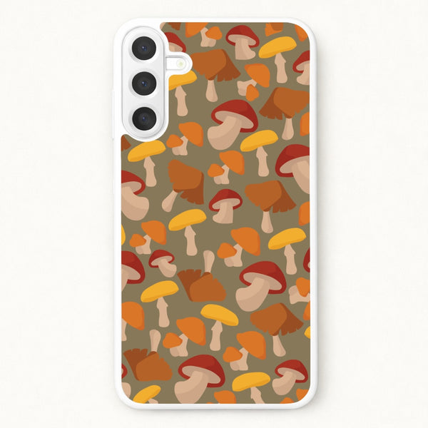 Mushroom Pattern - Autumn Phone Case for Galaxy A17
