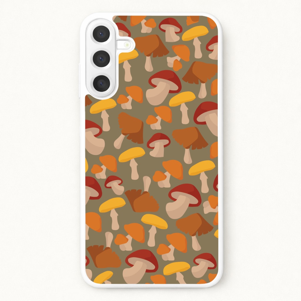 Mushroom Pattern - Autumn Phone Case for Galaxy A57