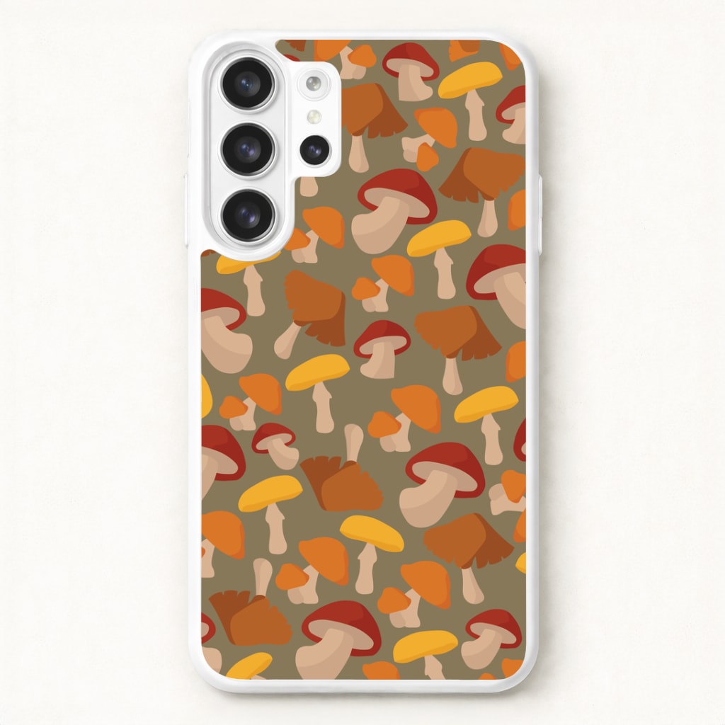 Mushroom Pattern - Autumn Phone Case for Galaxy S26 Ultra