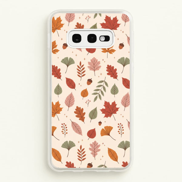 Autumn Leaf Scatter Phone Case - Galaxy S10e / Standard