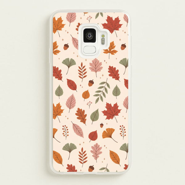 Autumn Leaf Scatter Phone Case - Galaxy S9 / Standard