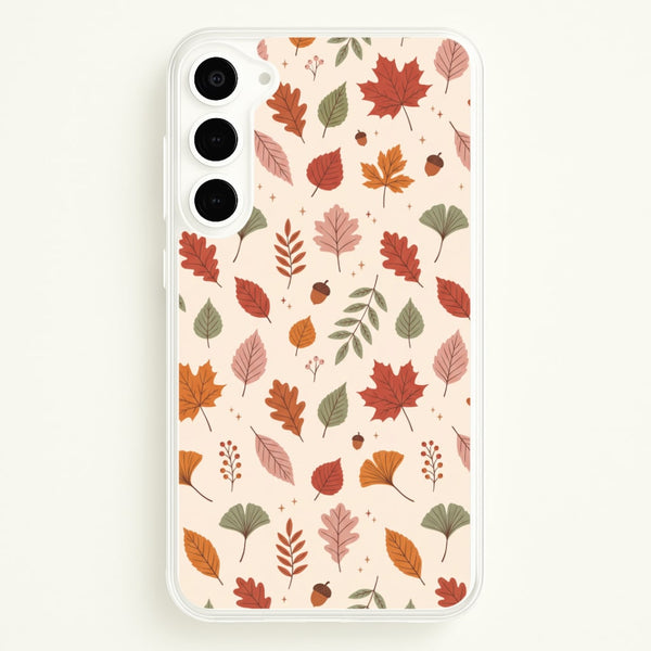 Autumn Leaf Scatter Phone Case - Galaxy S23 / Standard
