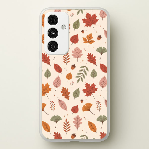 Autumn Leaf Scatter Phone Case - Galaxy A55 / Standard