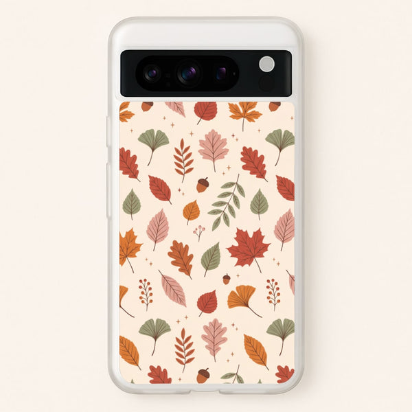 Autumn Leaf Scatter Phone Case - Google Pixel 8 Pro / Standard