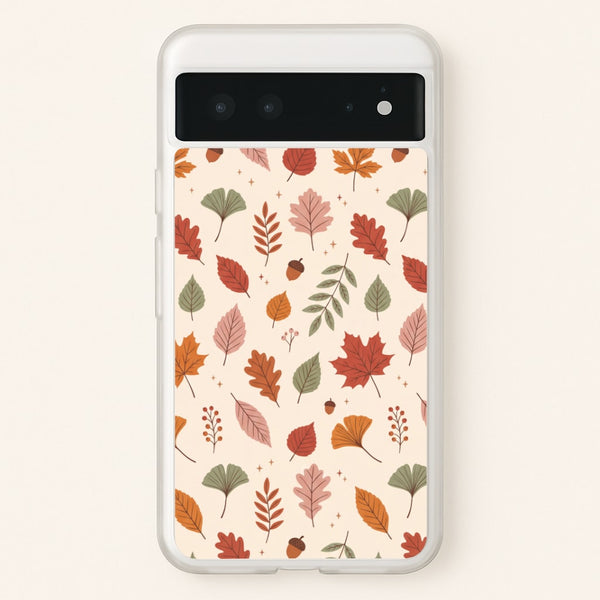 Autumn Leaf Scatter Phone Case - Google Pixel 6 / Standard