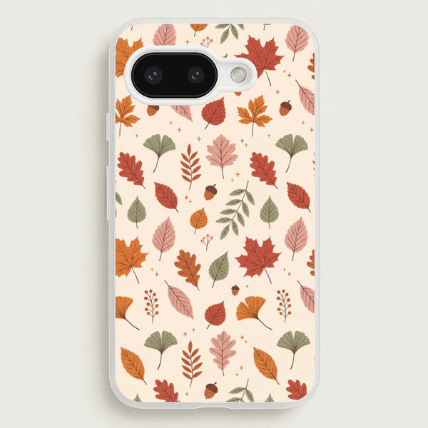 Autumn Leaf Scatter Phone Case - Google Pixel 9a / Standard