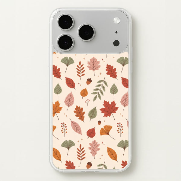 Autumn Leaf Scatter Phone Case - iPhone 17 Pro / Standard